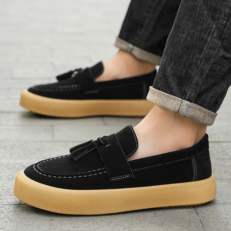 Sapatos Britânico Loafers Casuais