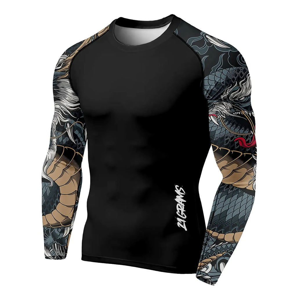 Camiseta de Manga Longa Pulôver para Treino