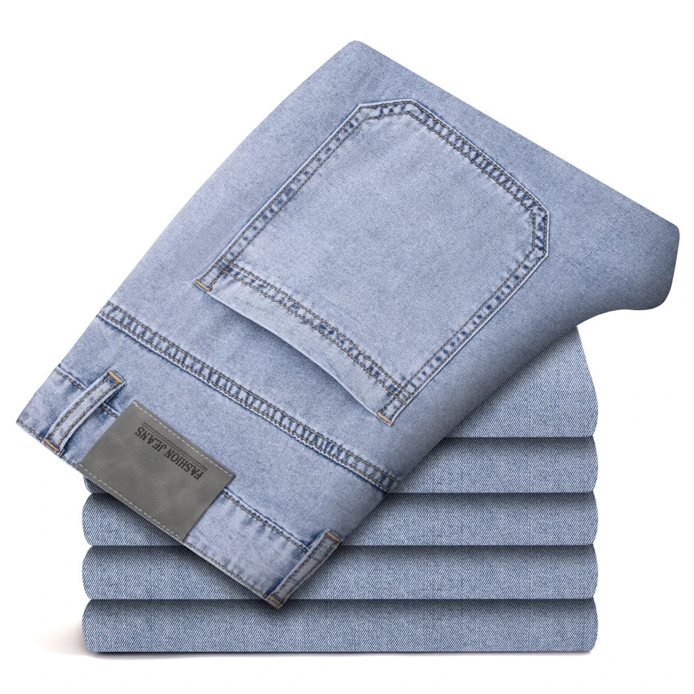 Calça Jeans Fina Lyocell