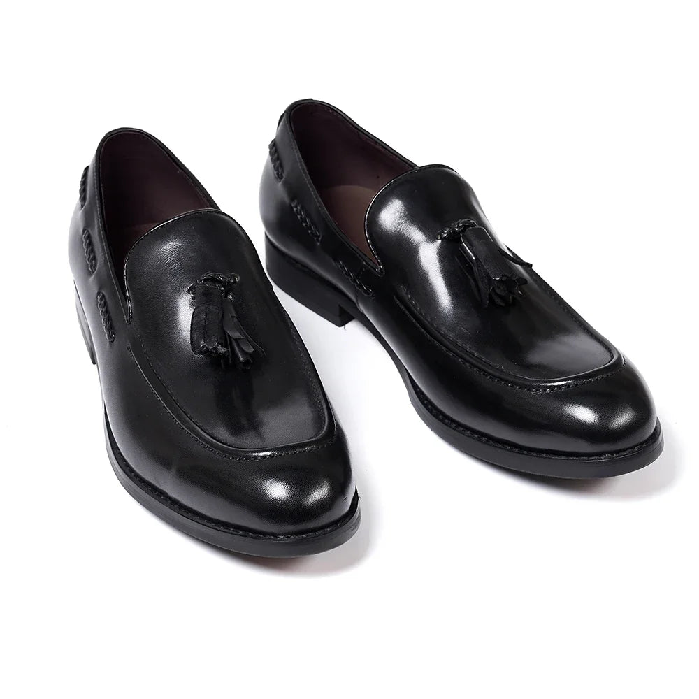 Mocassins clássicos de couro feitos à mão