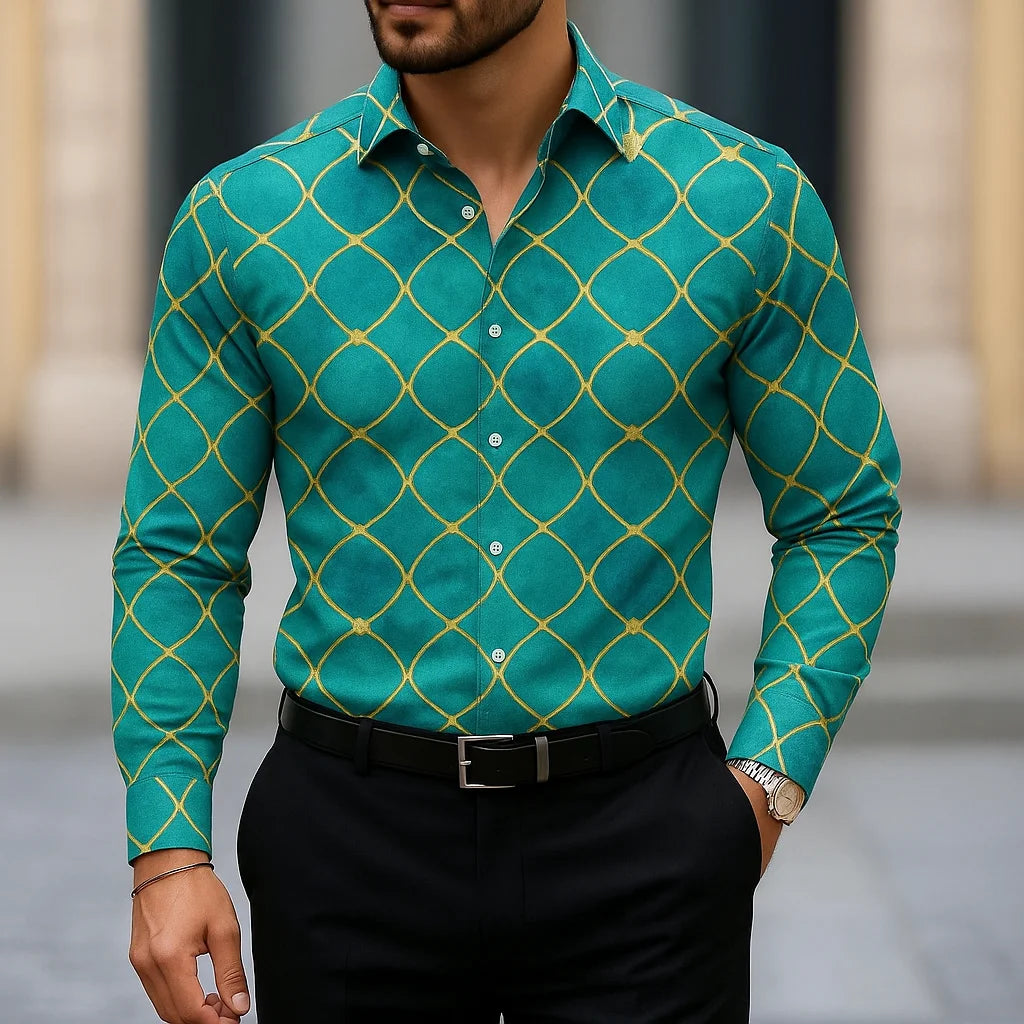 Camisa de Manga Longa Casual