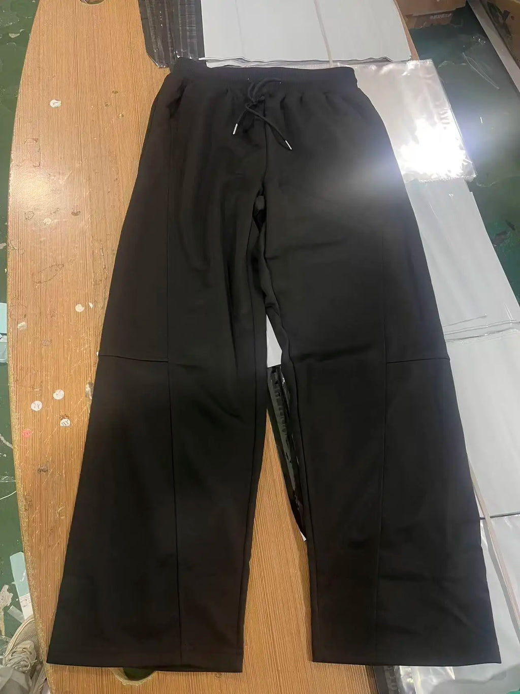 Calças Jogger Masculinas Estilo Americano, Tecido Pesado, Corte Reto, Casual, Streetwear para Homens e Mulheres, Calças de Hip Hop e Esportivas