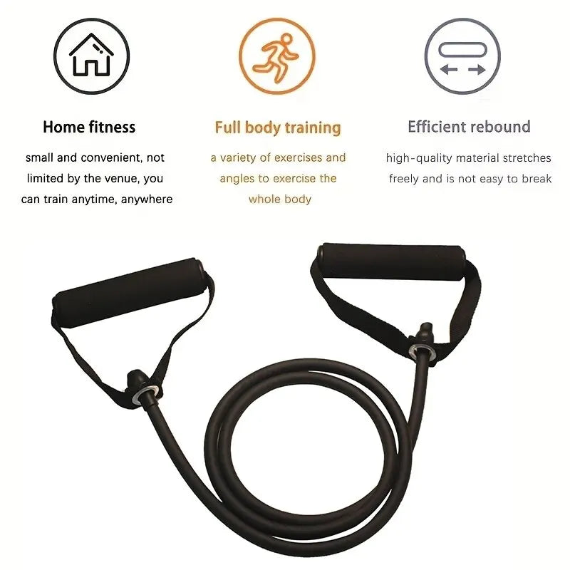 Faixas de resistência com alças, faixas de exercício, faixas de treino com alças para homens e mulheres, equipamentos de treinamento de força em casa