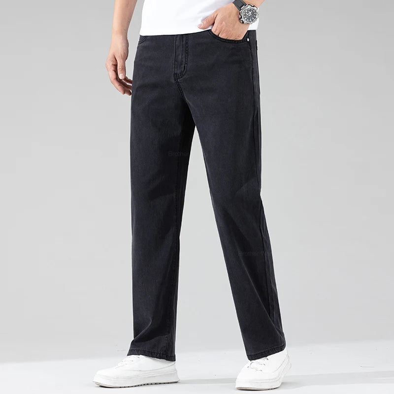 Calça Jeans Fina Lyocell
