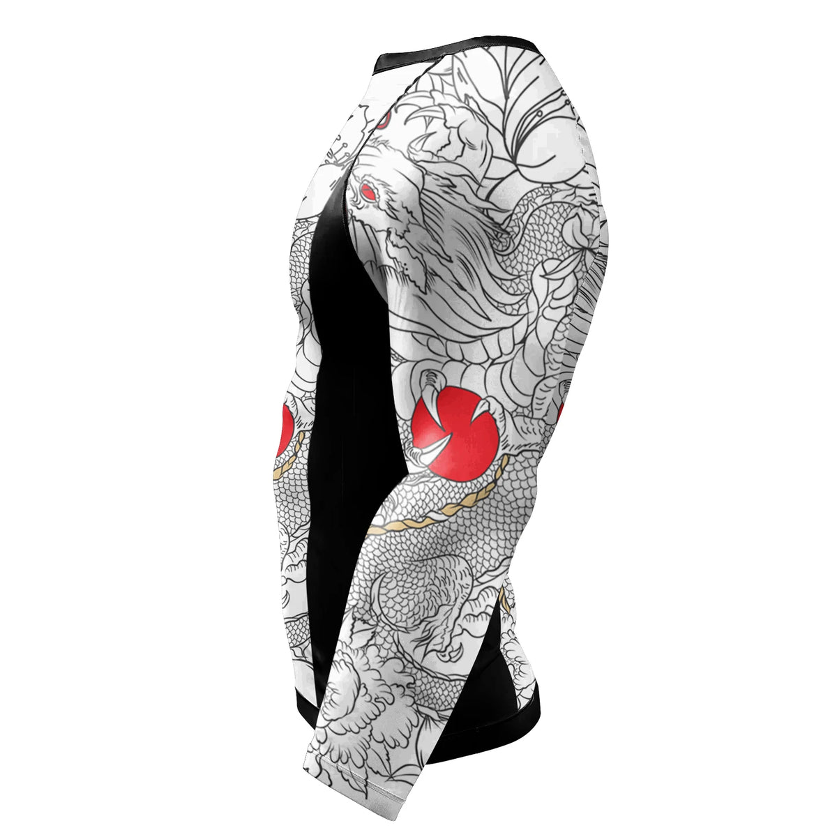 Camiseta de Compressão Masculina Cody Lundin para Academia, Rashguard de Manga Longa com Sublimação, Jersey Personalizado para BJJ Jiu Jitsu e Boxe
