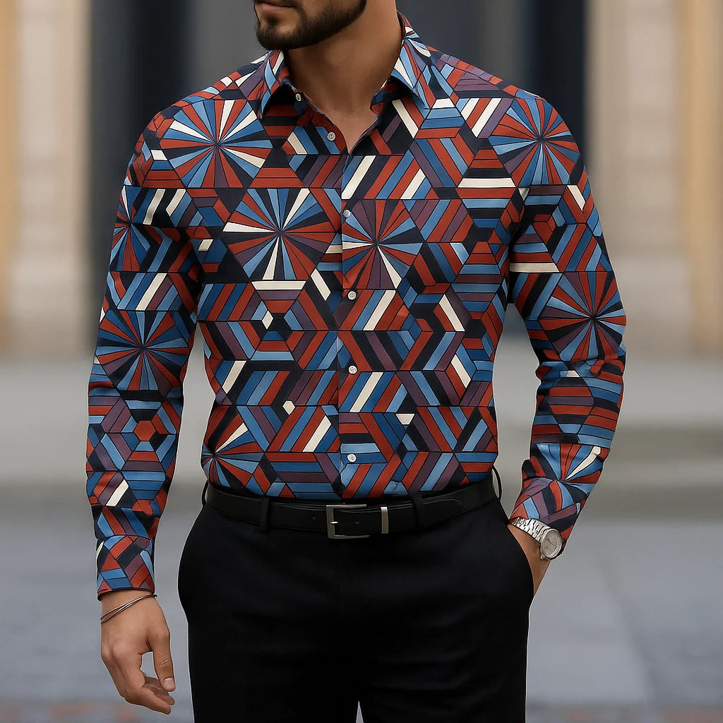 Camisa de Manga Longa Casual