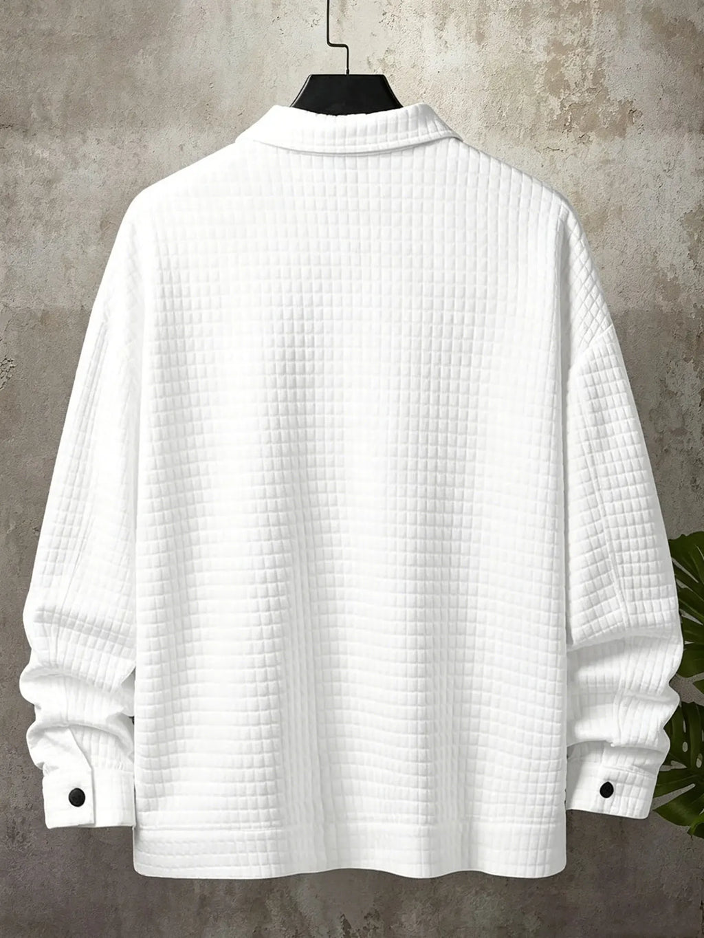Jaqueta Casual Masculina em Xadrez