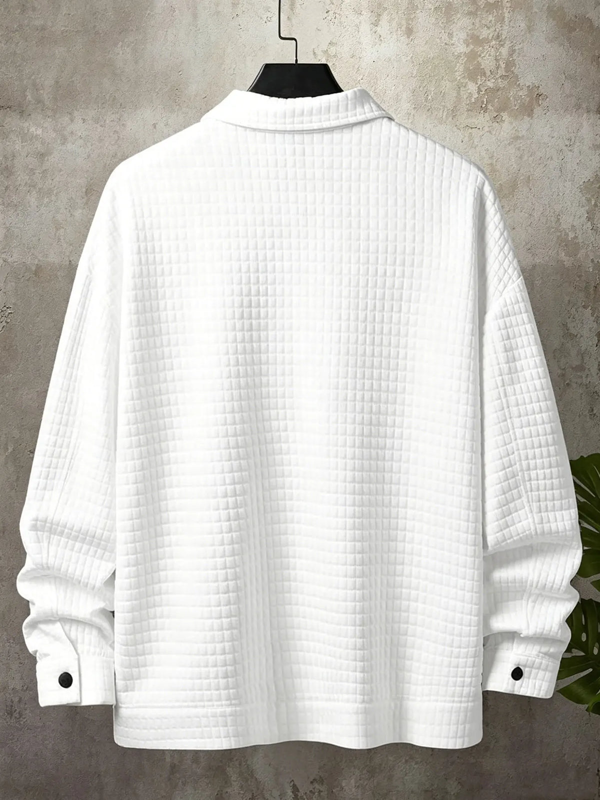 Jaqueta Casual Masculina em Xadrez