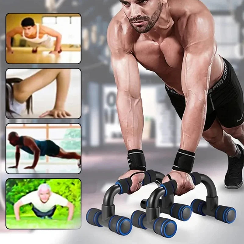 Rack push-up em forma de U, Equipamento Fitness, Punho de Esponja de Mão, Treino Muscular, Barra Push Up, Peito, Ginásio em Casa, Musculação, 1 Par