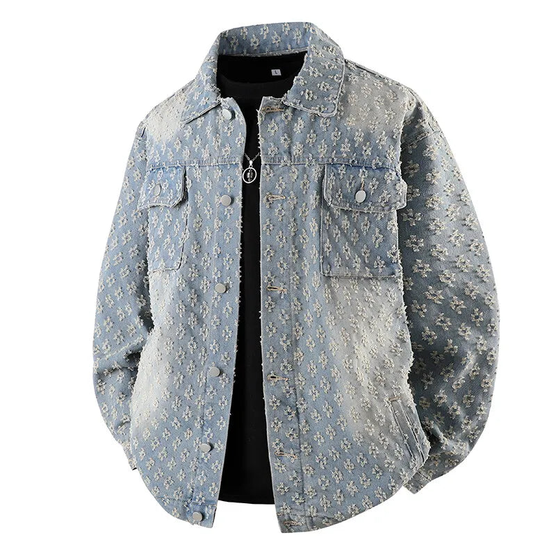 Jaqueta jeans estilo coreano