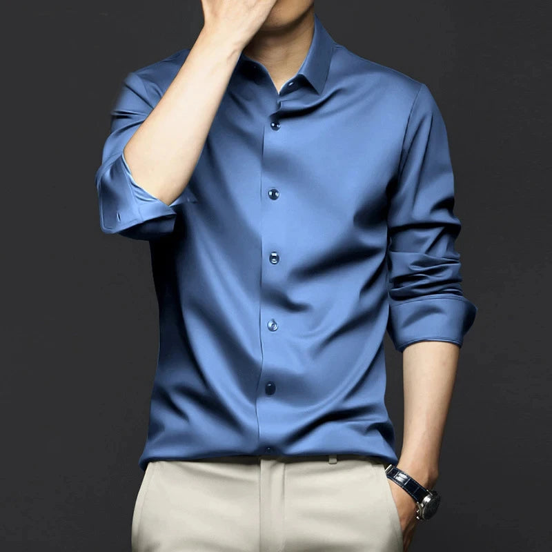 Camisa Formal Casual Estiramento Suave