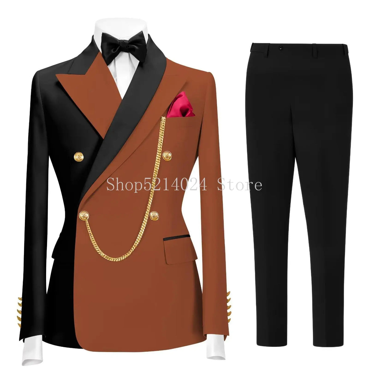 Terno Formal Slim-Fit de Botão Duplo