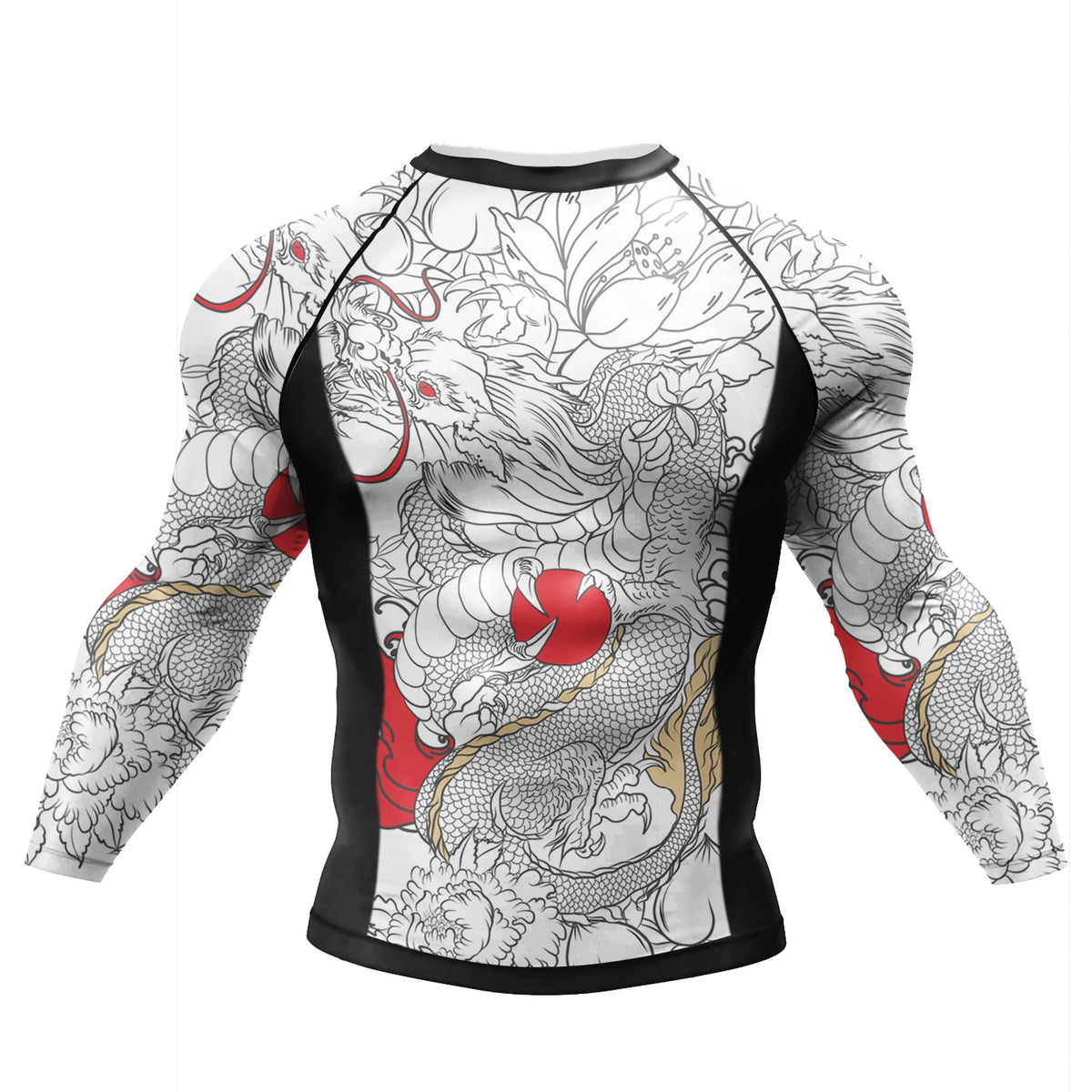 Camiseta de Compressão Masculina Cody Lundin para Academia, Rashguard de Manga Longa com Sublimação, Jersey Personalizado para BJJ Jiu Jitsu e Boxe