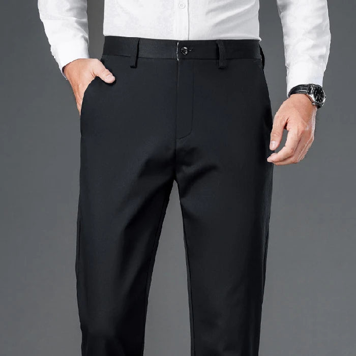 Calça Casual Micro-Elasticidade