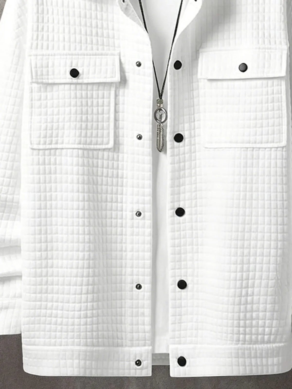 Jaqueta Casual Masculina em Xadrez