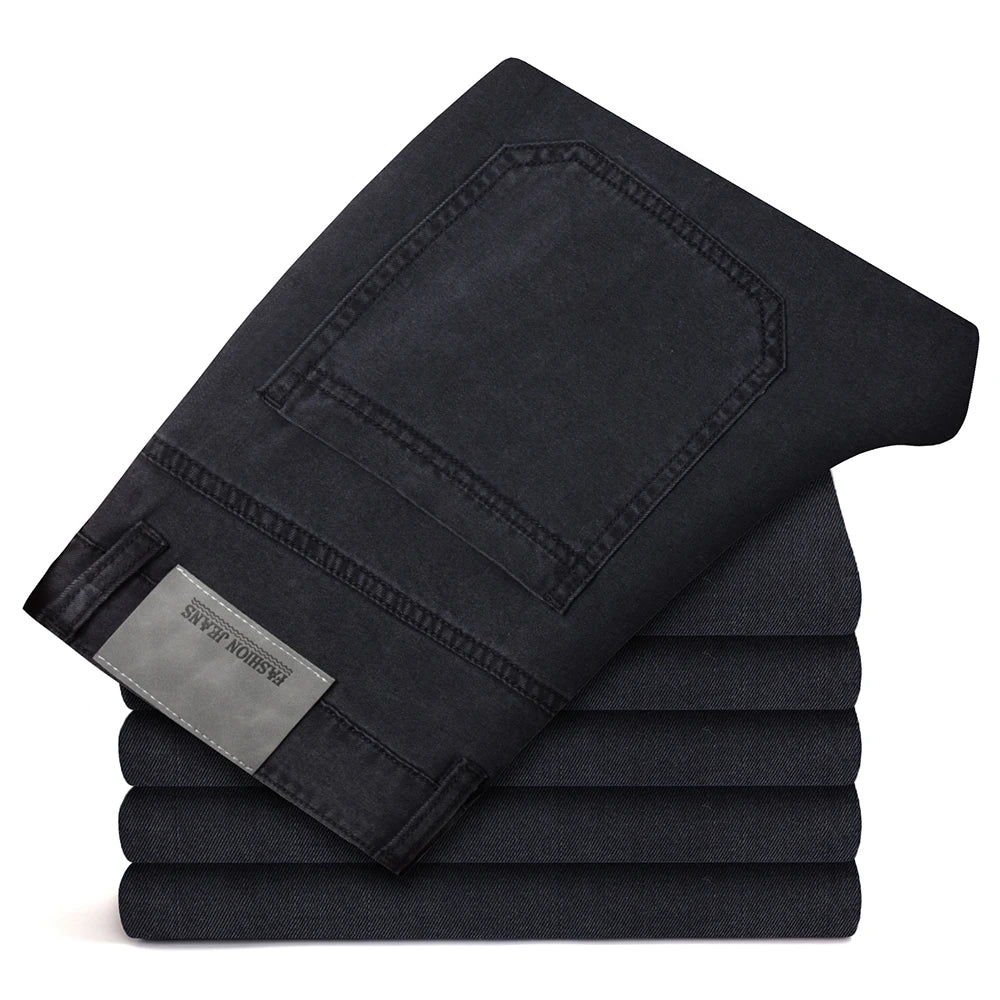 Calça Jeans Fina Lyocell