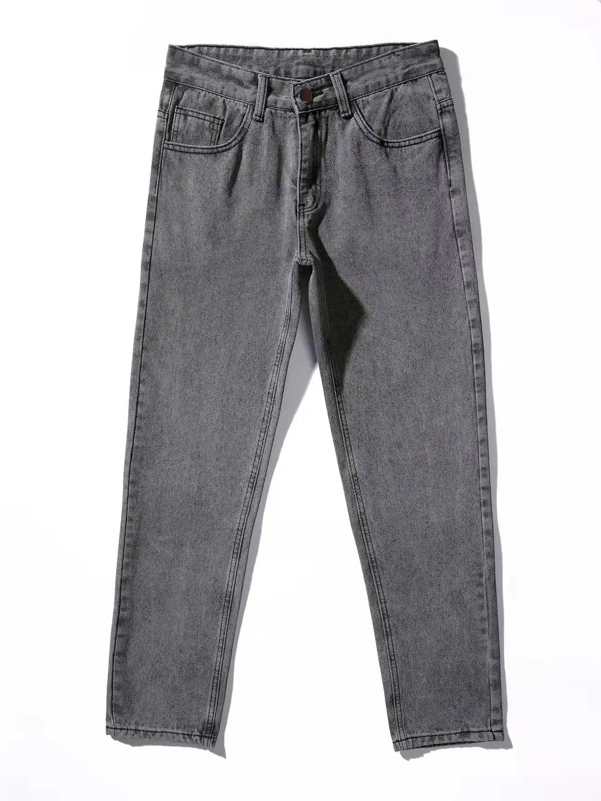 Calça Jeans em linha reta estiramento clássico