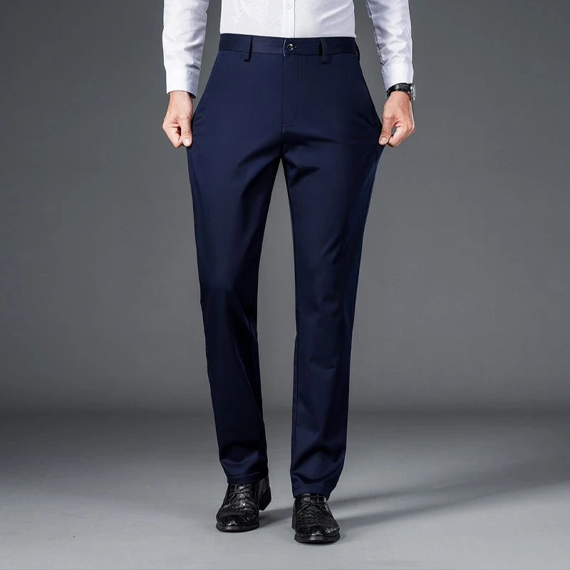Calça Casual Micro-Elasticidade