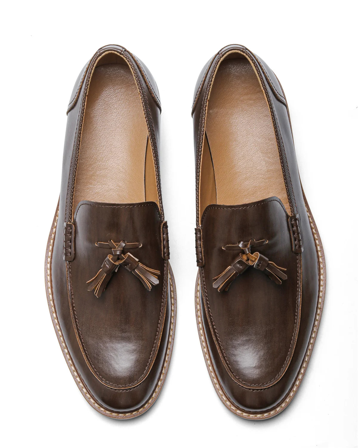 Mocassins de couro