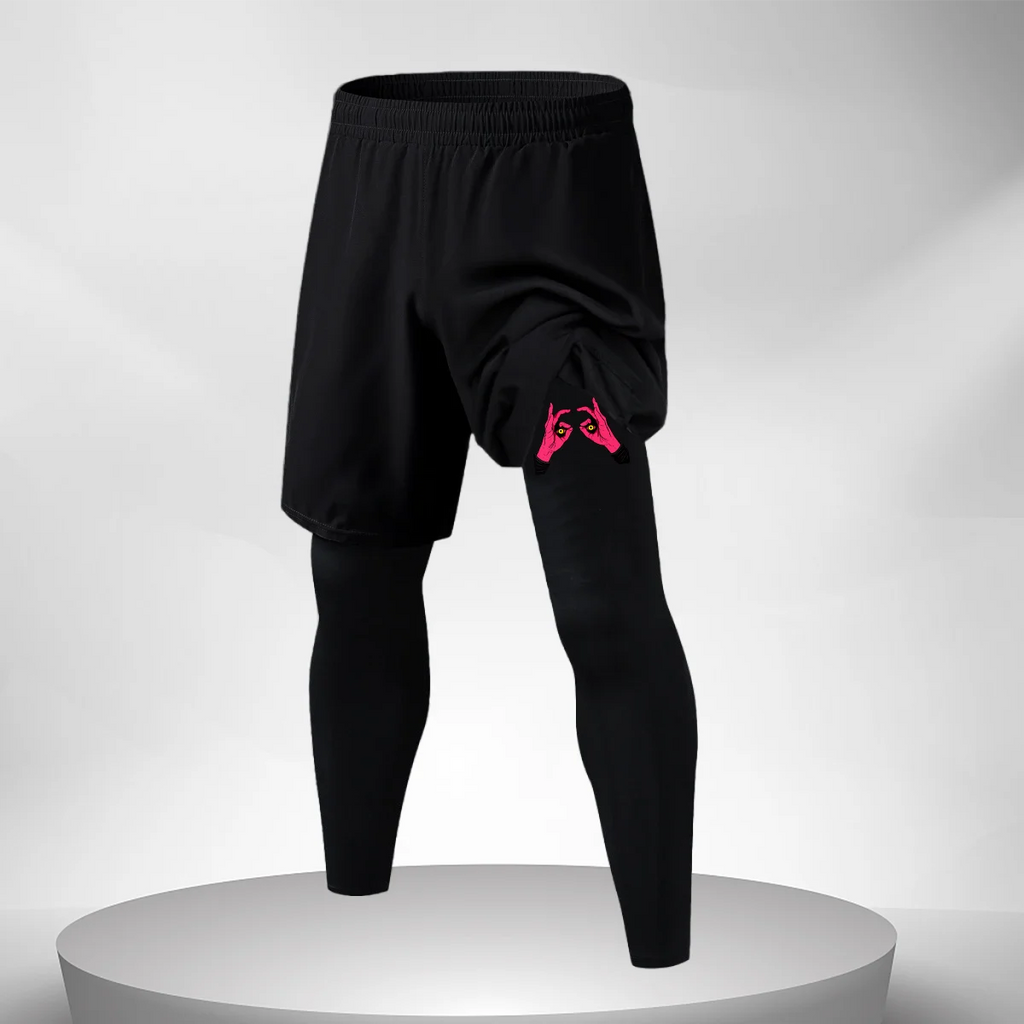 Calças de treinamento de fitness calças de compressão de corrida dos homens secagem rápida ginásio treino leggings masculino esporte inferior