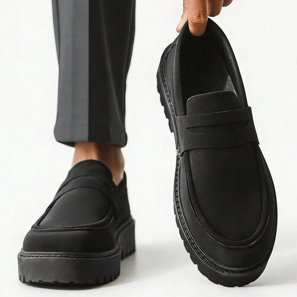 Mocassins Slip-On de Couro Suede
