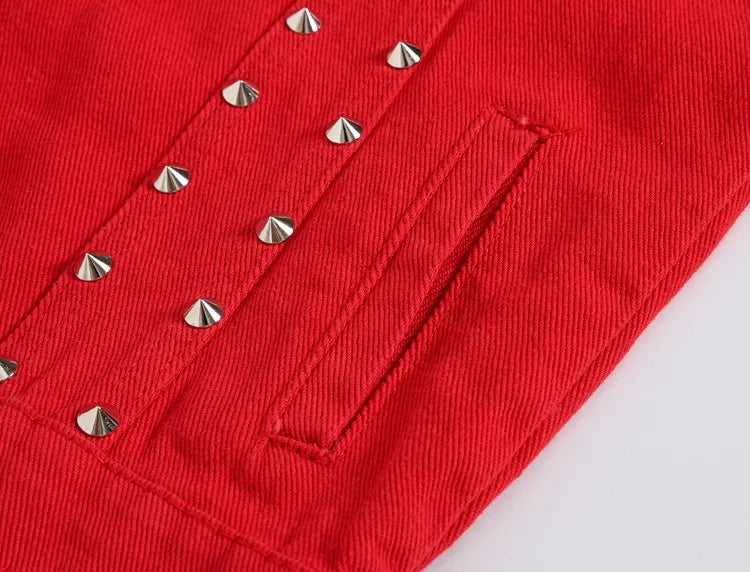 Colete Jeans de Lapela com Abotoamento Simples