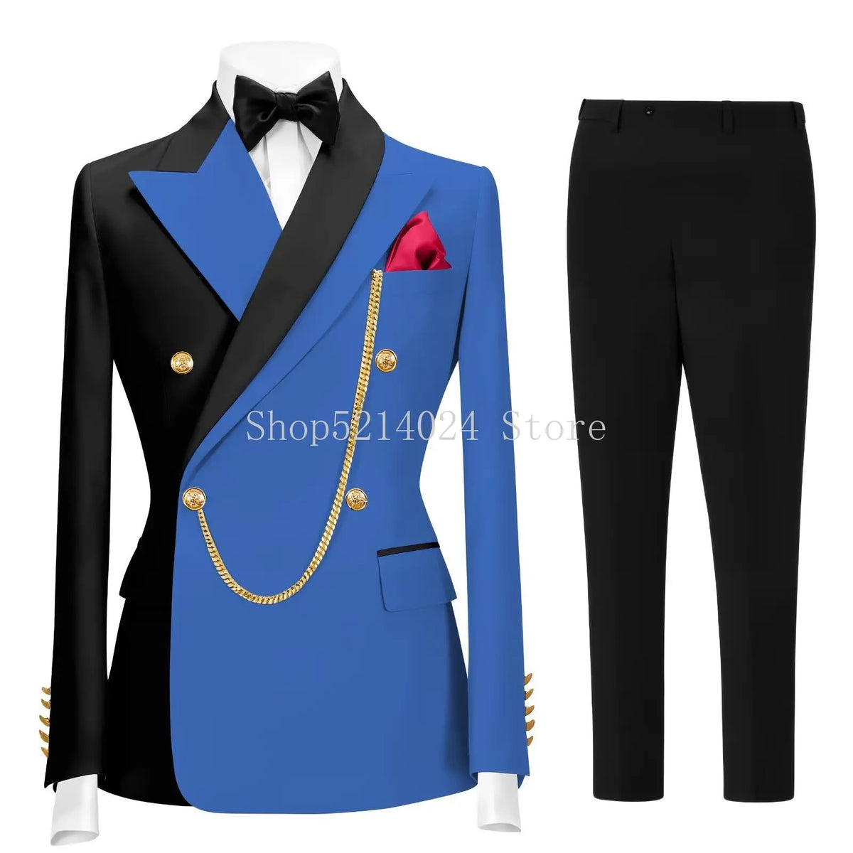 Terno Formal Slim-Fit de Botão Duplo