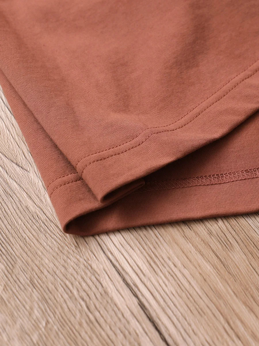 T-shirt oversized algodão manga curta