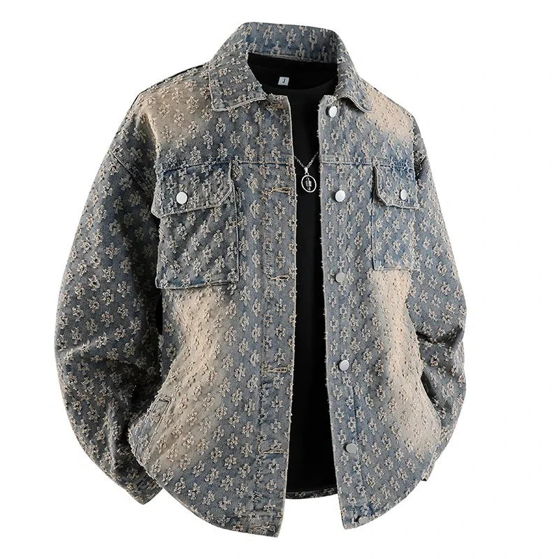 Jaqueta jeans estilo coreano