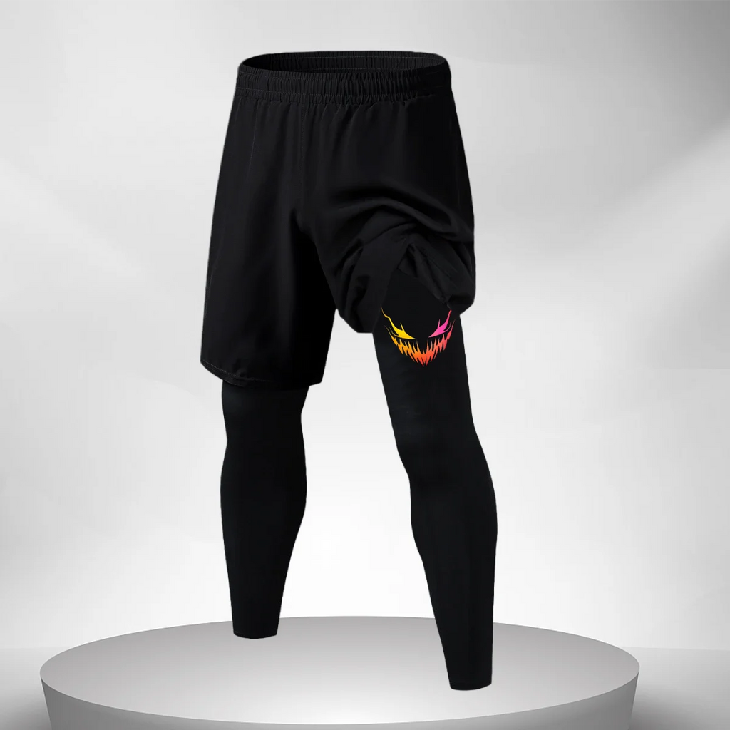 Calças de treinamento de fitness calças de compressão de corrida dos homens secagem rápida ginásio treino leggings masculino esporte inferior