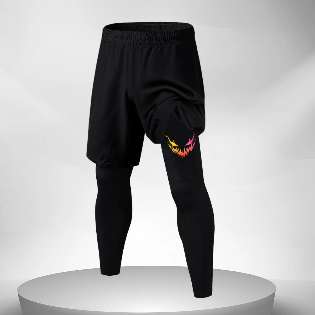 Calças de treinamento de fitness calças de compressão de corrida dos homens secagem rápida ginásio treino leggings masculino esporte inferior