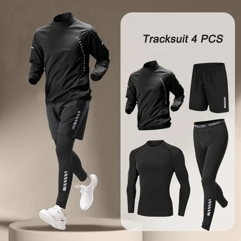 Conjunto de Jaqueta e Calças de Treino YUNO-FITNESS