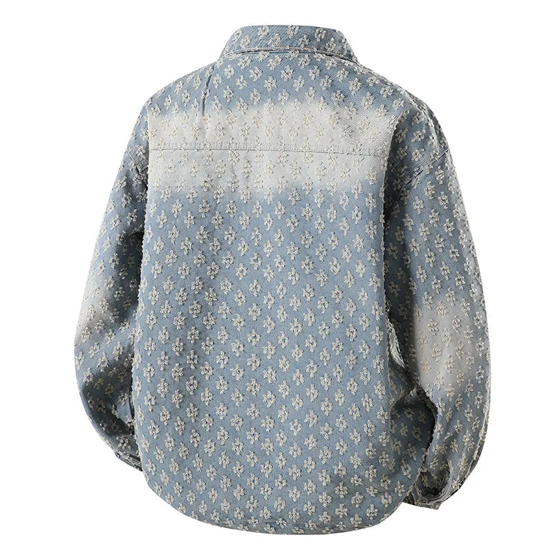 Jaqueta jeans estilo coreano
